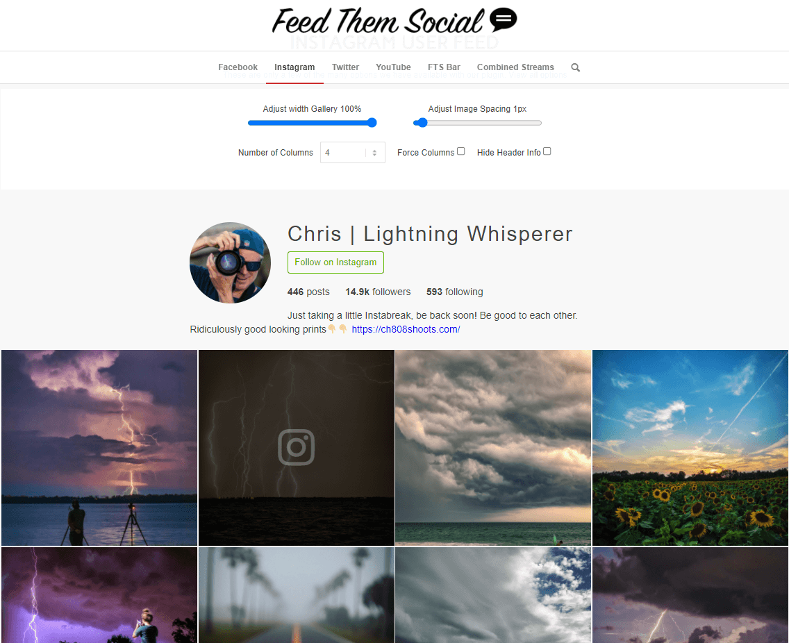 Feed them social best free wordpress instagram plugins